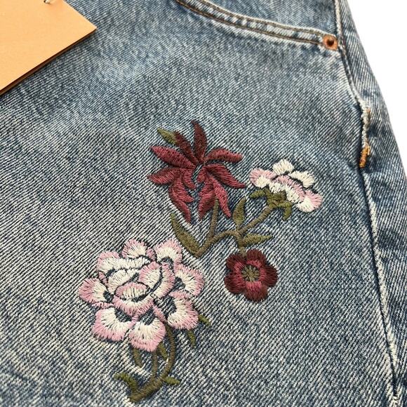 Reformation Charlie High Rise Jean Shorts Size 30 - Picture 7 of 11